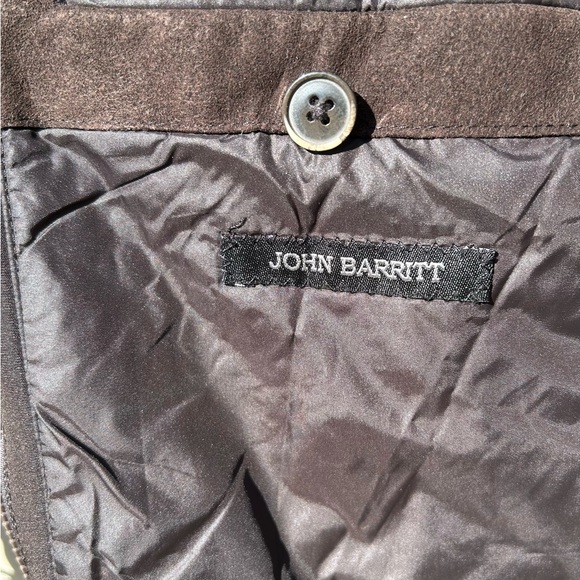 JOHN BARRITT Moto Thermal Jacket XL 44 Black Zip Utility Insulated Pockets Coat - Picture 5 of 9